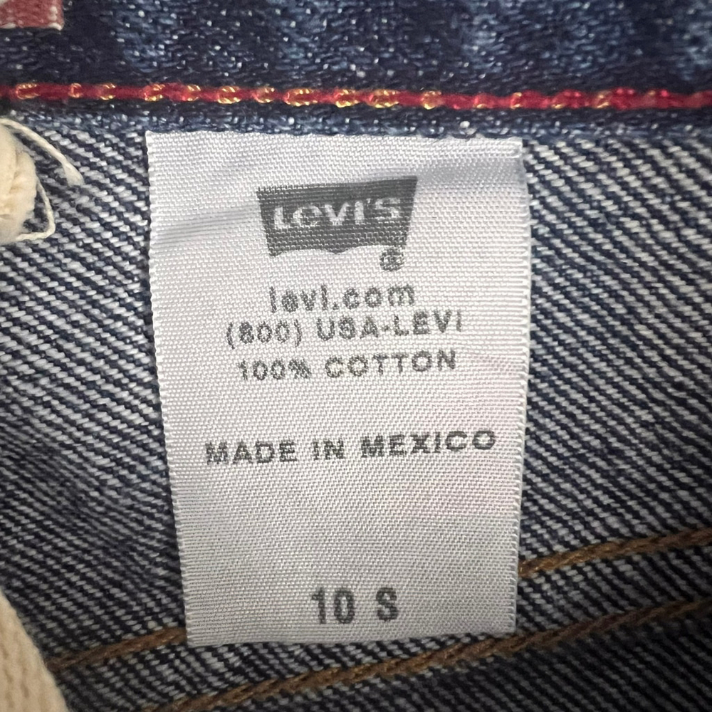Urban Renewal Vintage Levis 550 Jeans Womens Sz 10S Black Reworked Western Boho - Picture 8 of 12
